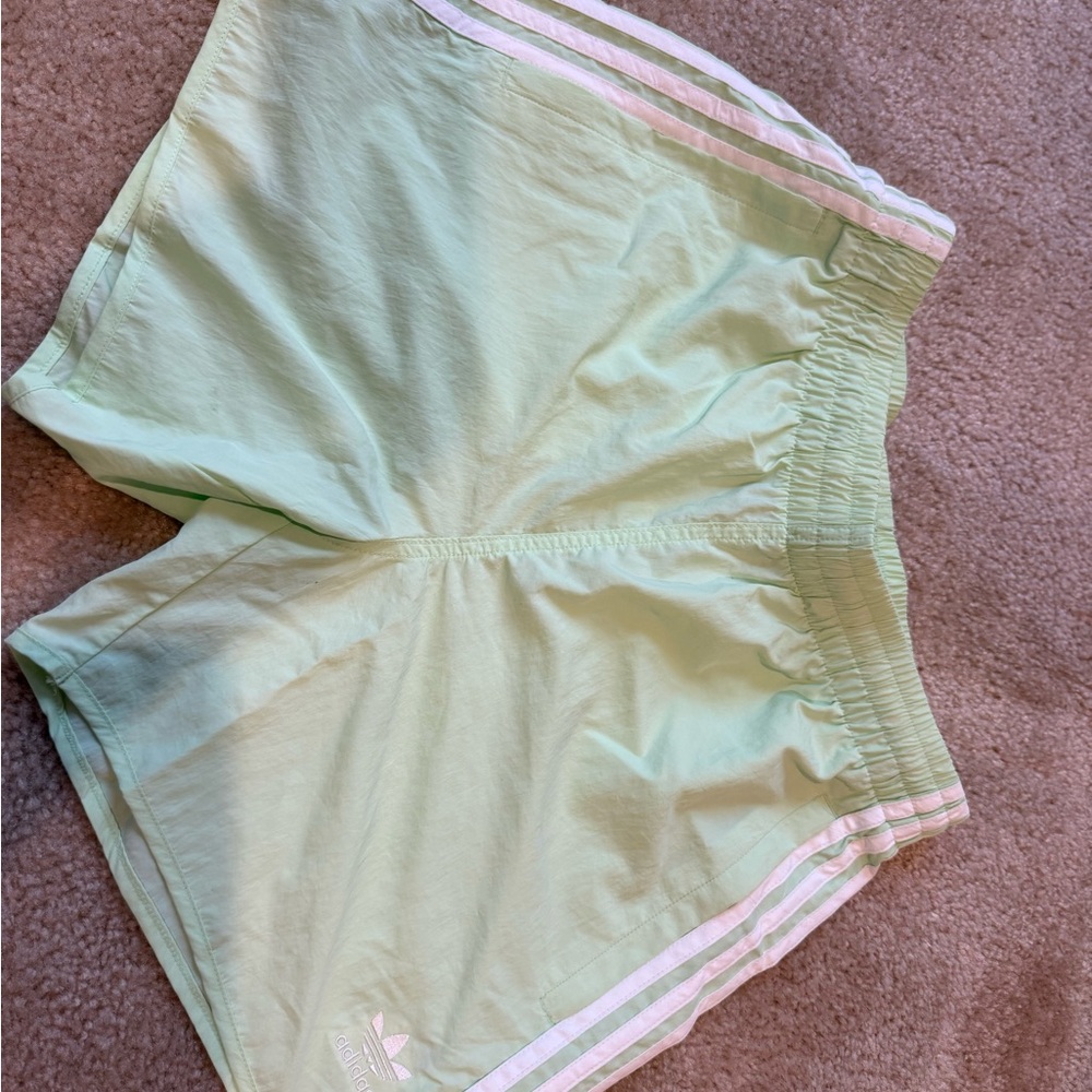 Adidas Men’s Mint Green Athletic Sprinter Shorts